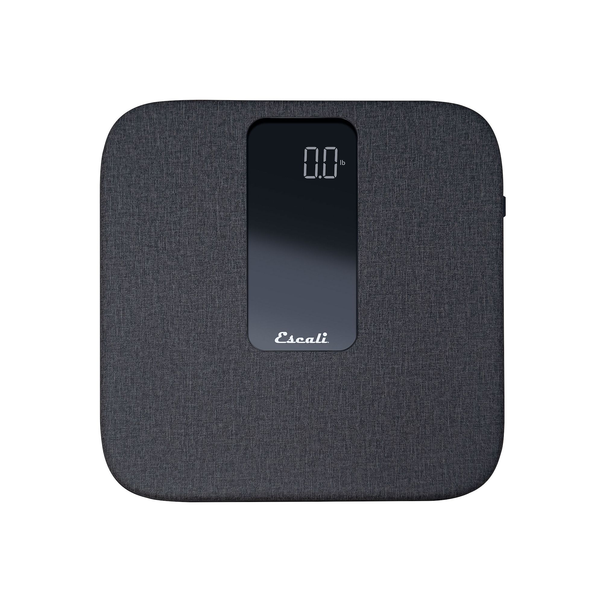 Escali ComfortStep Anti-Slip Body Scale, Black Gray