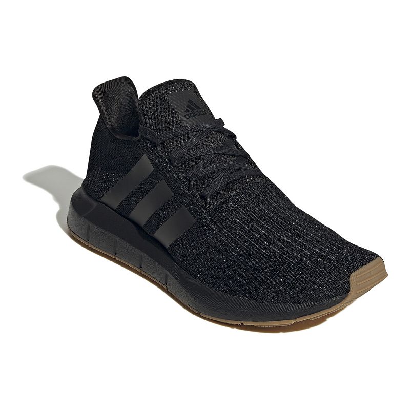 adidas Swift Run 1.0 Men's Casual Running Shoes, Size: 7.5, Black Black Gum