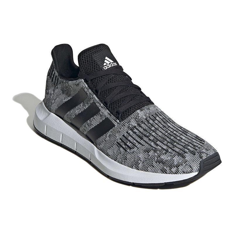 adidas Swift Run 1.0 Men's Casual Running Shoes, Size: 9, Black Black White