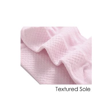 Women Textured Solid Casual Cotton Ankle Low Cut Socks 10 Pairs