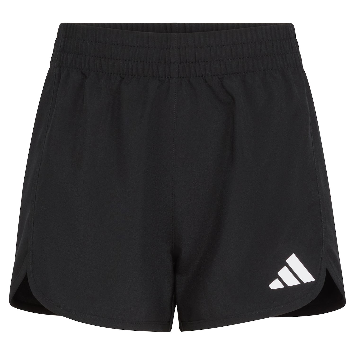 Шорты adidas Pacer для девочек, цвет: Чёрный белый — фото 5