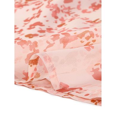 Plus Size Top For Women Boho Round Neck Ruffle Sleeve Blouse Top 2024