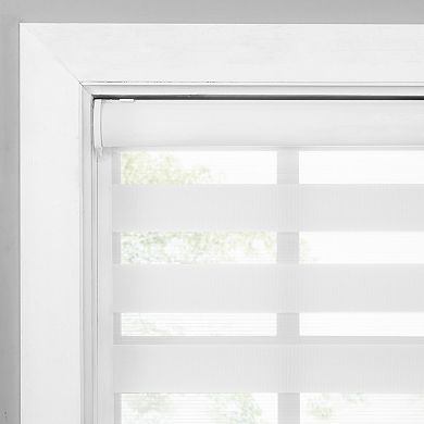 eclipse Zebra Light Feclipse Zebra Dual Layer Light Filtering Cordless 1 Window Curtain Paneliltering Cordless 1 Window Curtain Panel