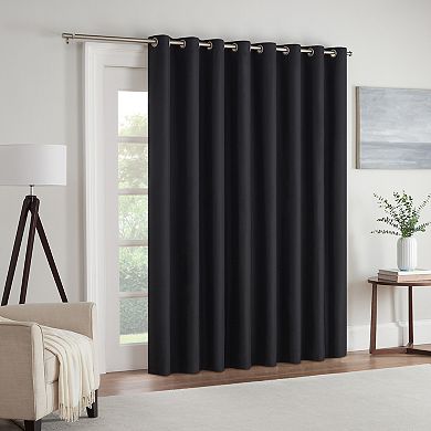 eclipse Kendall Thermaback Grommet Extra Wide 1 Window Curtain Panel
