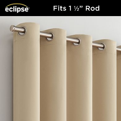 eclipse Darrell Thermaweave Blackout Grommet Sliding Door Curtains - 84" x 100"