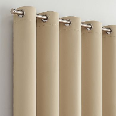 eclipse Darrell Thermaweave Blackout Grommet Sliding Door Curtains - 84" x 100"