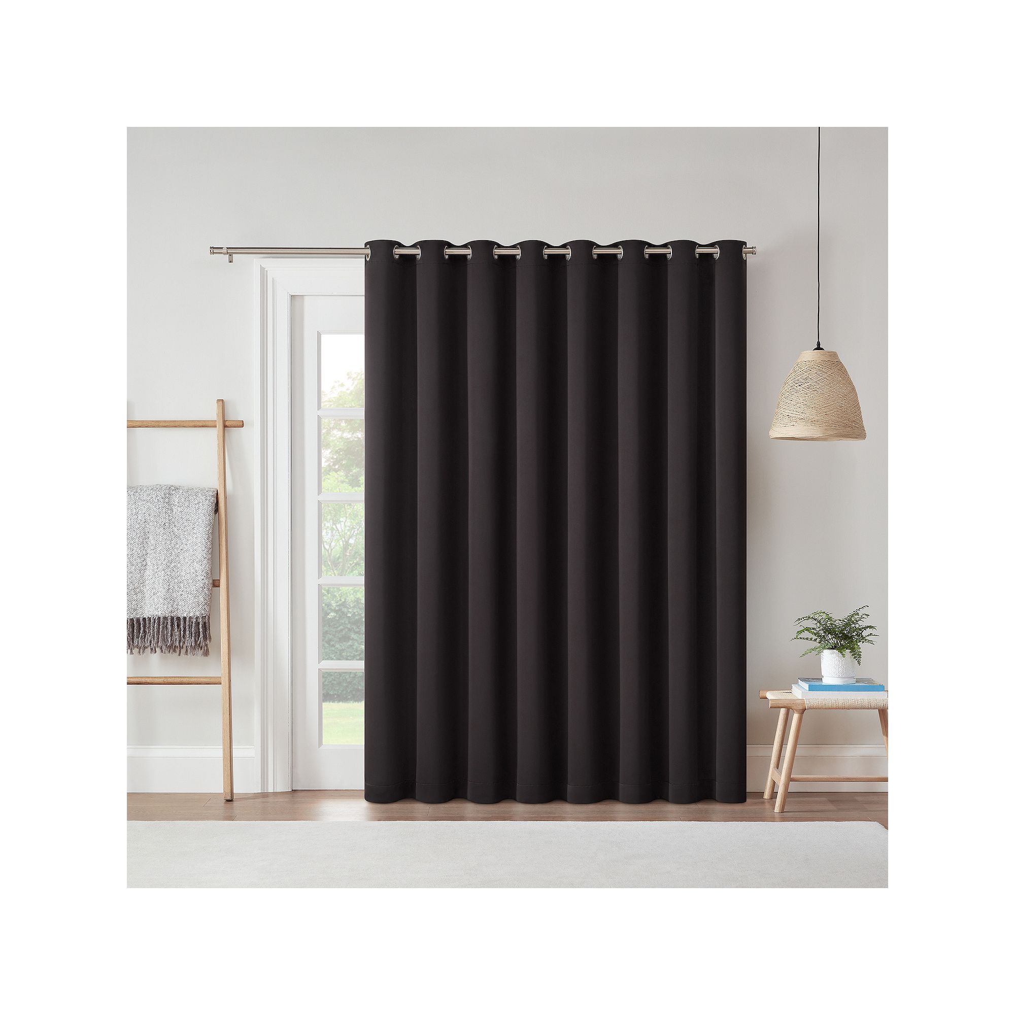 eclipse Darrell Thermaweave Blackout Grommet Sliding Door Curtains - 84 