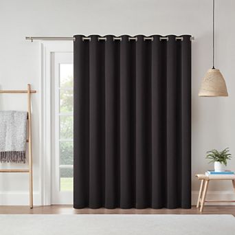 eclipse Darrell Thermaweave Blackout Grommet Sliding Door Curtains - 84" x 100"