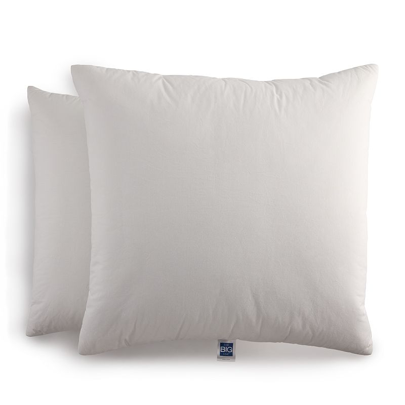 The Big One® 2-Pack Feather Fill Euro Pillow Set, Color