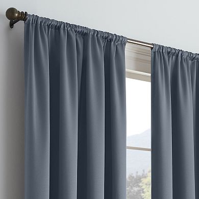 eclipse Solid Thermapanel Room Darkening 1 Window Curtain Panel