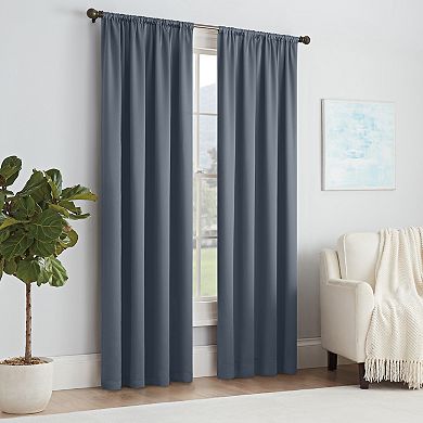 eclipse Solid Thermapanel Room Darkening 1 Window Curtain Panel