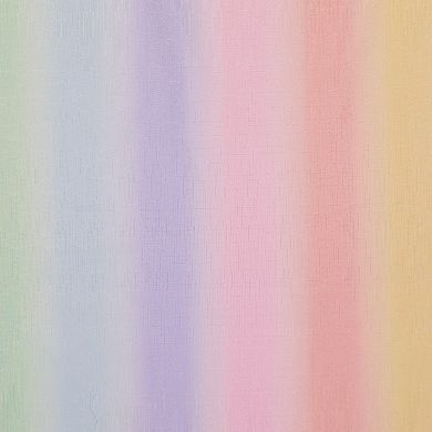 eclipse Kids 100% Blackout Rainbow Ombre 1 Window Curtain Panel