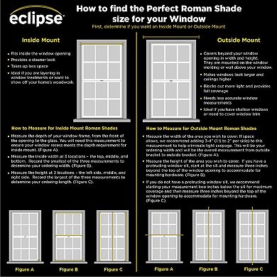 eclipse Branches 100% Blackout Cordless Roman Shade