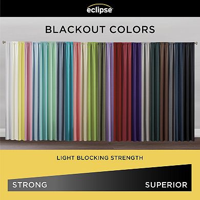 eclipse Kendall Grommet Blackout 1-Panel Window Curtain