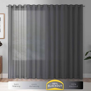 eclipse Kendall Grommet Blackout 1-Panel Window Curtain