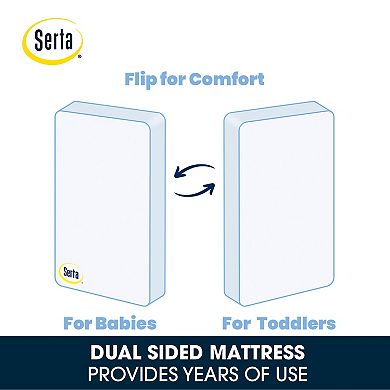 Serta® Nightstar Deluxe Firm Crib & Toddler Mattress