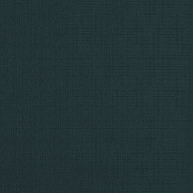 eclipse Kendall Solid Teal Scalloped 1-Panel Window Valance