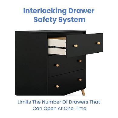 Delta Children Essex Interlocking 3-Drawer Dresser