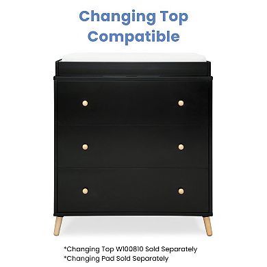 Delta Children Essex Interlocking 3-Drawer Dresser