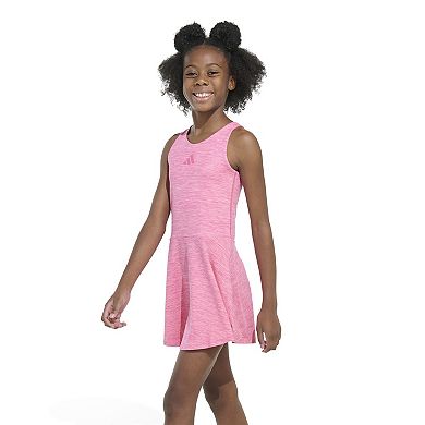 Girls 7-16 adidas Sleeveless Melange Flounce Dress
