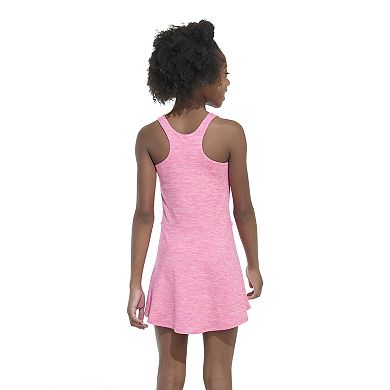 Girls 7-16 adidas Sleeveless Melange Flounce Dress