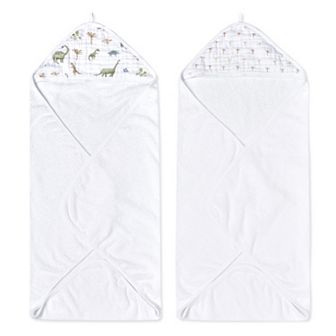 aden + anais essentials 2 pk Cotton Hooded Towels