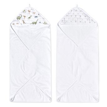 aden + anais essentials 2 pk Cotton Hooded Towels