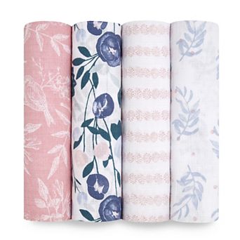 aden + anais essentials 4 pk Cotton Muslin Swaddles