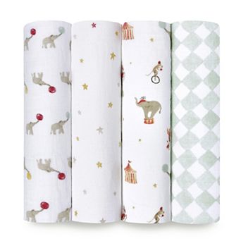 aden + anais essentials 4 pk Cotton Muslin Swaddles