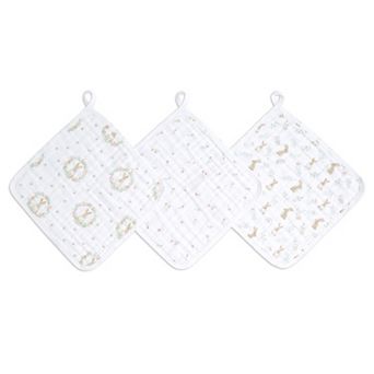 aden + anais essentials 3 pk Cotton Muslin Washcloths