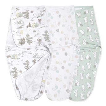 Disney's Winnie the Pooh 3 pk Cotton Wrap Swaddles by aden + anais