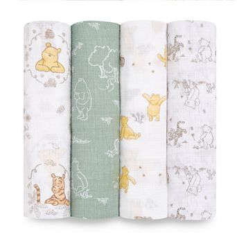 Disney Charcters 4 pk Cotton Muslin Swaddles by aden + anais