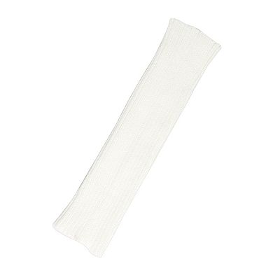 Women's Knitted Design Solid Warm Thick Knee High Length Ribbed Leg Warmers