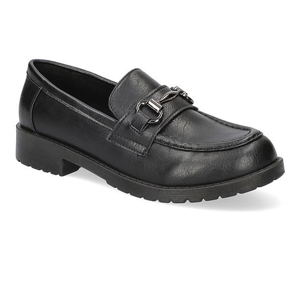 Easy Street Witney Comfort Women's Loafers - Black (10 WIDE)
