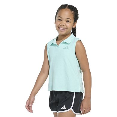 Girls 4-20 adidas Terry Cloth Polo Tank Top