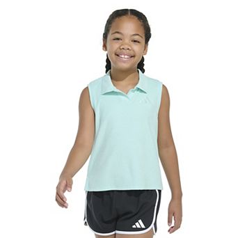 Girls 4-20 adidas Terry Cloth Polo Tank Top