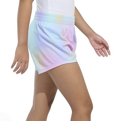 Girls adidas All Over Print No Side Seam Knit Shorts