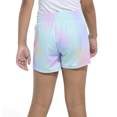 Girls adidas All Over Print No Side Seam Knit Shorts