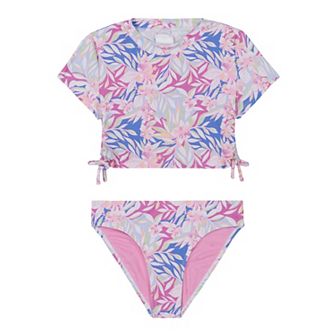 Girls 7-16 Roxy Coastal Crop Top 2 pc Bikini Swimsuit Set