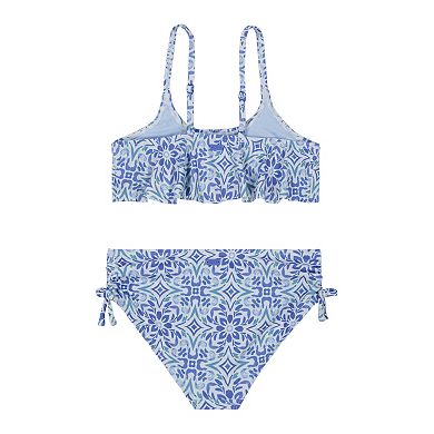 Girls 7-16 Roxy Fresco Tile 2 pc Bikini Swimsuit Set