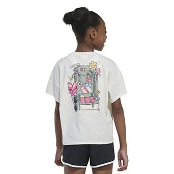 Girls 7-16 adidas Drop Shoulder Heather T-Shirt