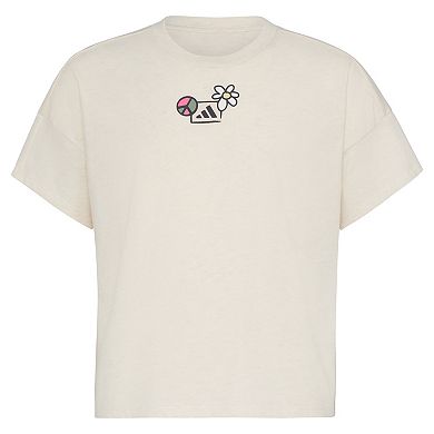 Girls 7-16 adidas Drop Shoulder Heather T-Shirt