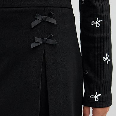 Girls 7-16 IZ Byer Drop Waist Skirt with Bows
