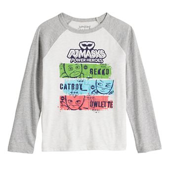 Boys 4-12 Jumping Beans® PJ Masks Powerheroes Long Sleeve Raglan Graphic Tee
