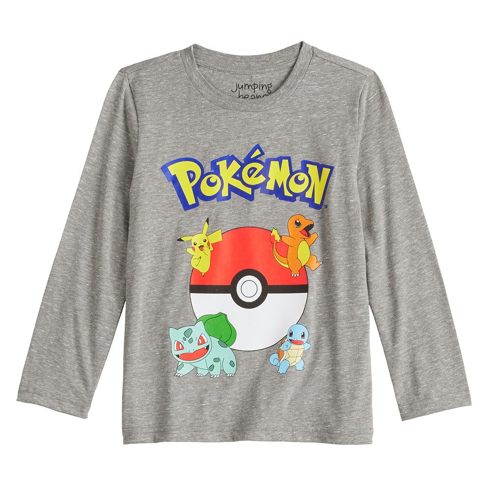 Boys 4-12 Jumping Beans® Pokemon Original Starters Long Sleeve Graphic Tee