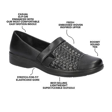 Easy Street Women's Destiny Slip-on Comfort Flats