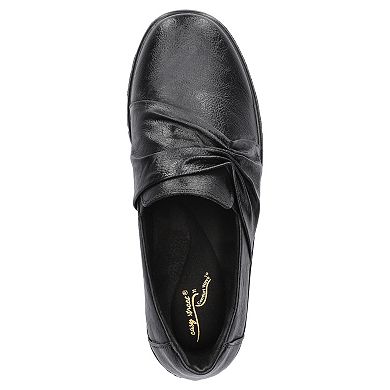 Easy Street Women's Faith Comfort Bow Detail Slip-on Shoes