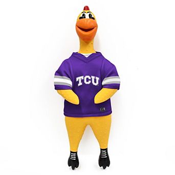 NCAA Texas Christian University Horned Frogs Team Rubber Chicken Pet Toy