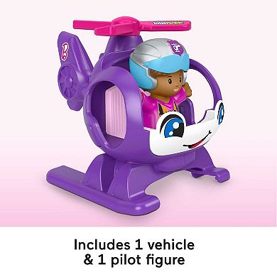 Fisher Price Little People Barbie Helicopter Toy with Character Figure