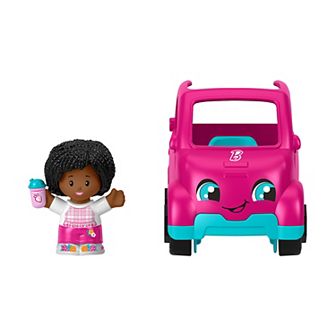 Fisher Price Little People Barbie Electric Vehicle Push-Along Toy Car with Character Figure